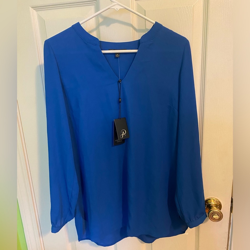 Long Sleeve Blue Tunic